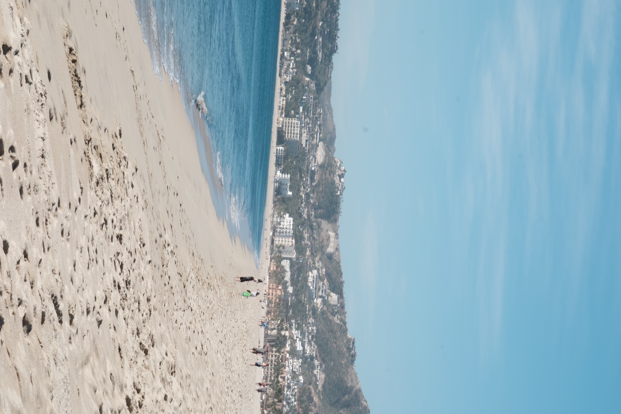A wide beach and hillside in Cabo